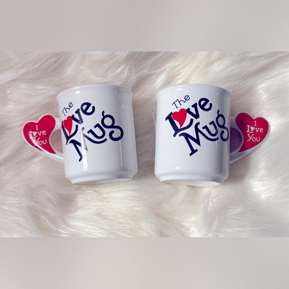 Vintage The Love Mug Set Cups